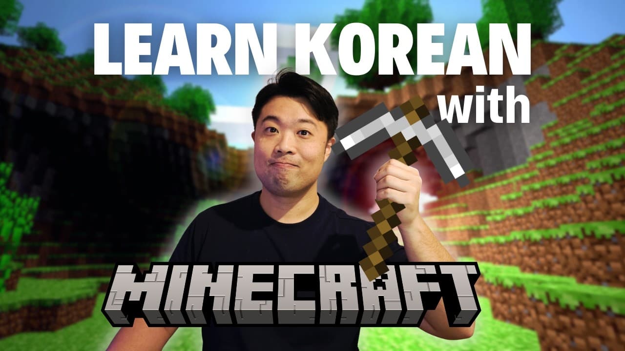 Learn Korean with Minecraft | Korean Comprehensible Input for Beginner