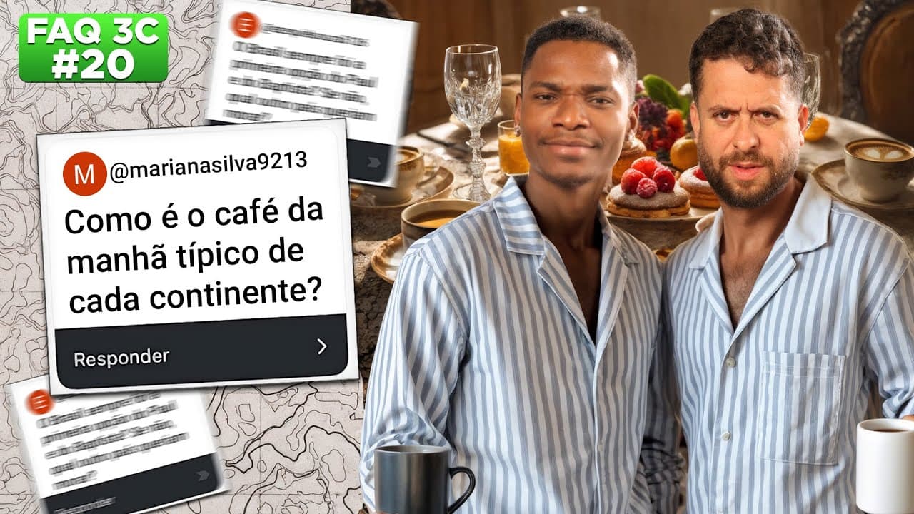 #FAQ #20 | CAFÉ DA MANHÃ BOM É QUALQUER UM QUE TEM COMIDA! | #3CONTINENTES