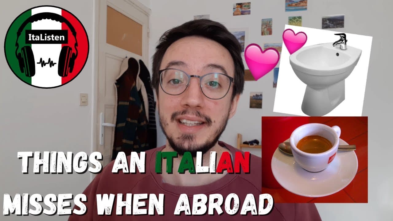Cosa mi manca dell'Italia? [ITA listening] sub IT/EN