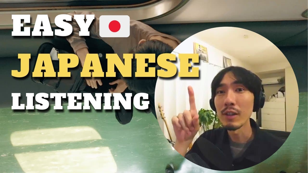 Beginner Japanese Listening  | Comprehensible Input