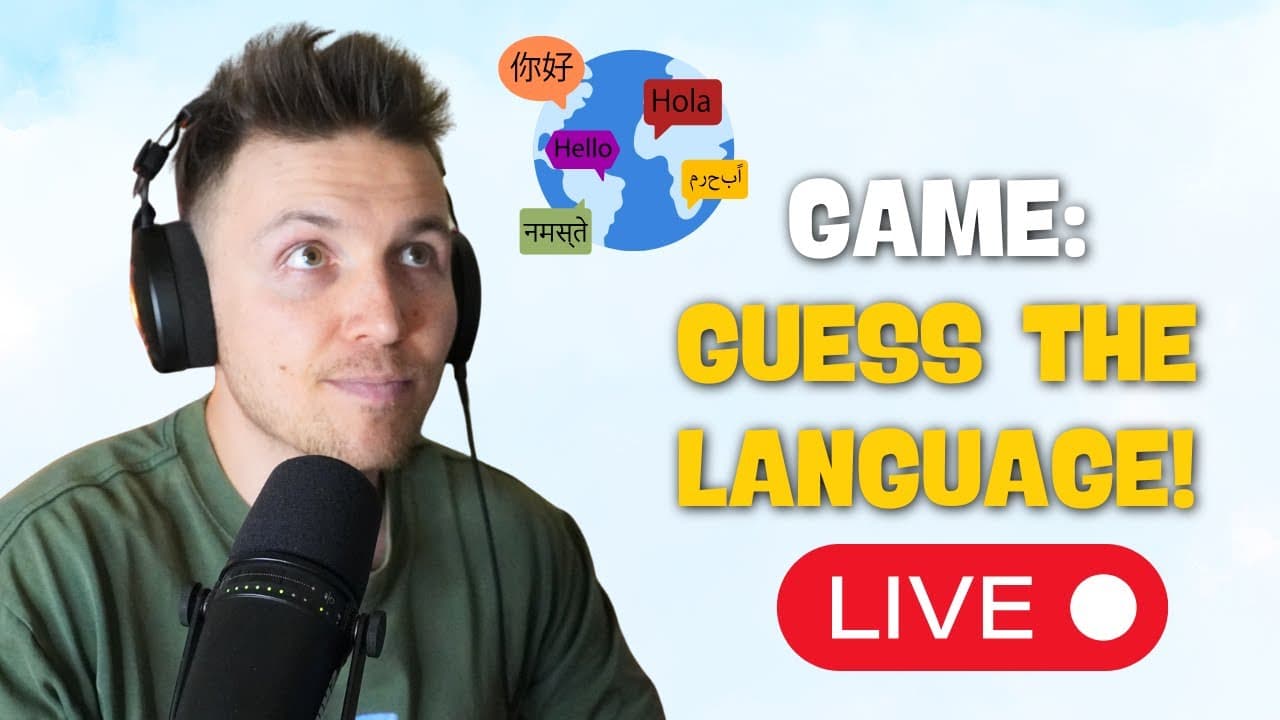 Guess the Language! Livestream