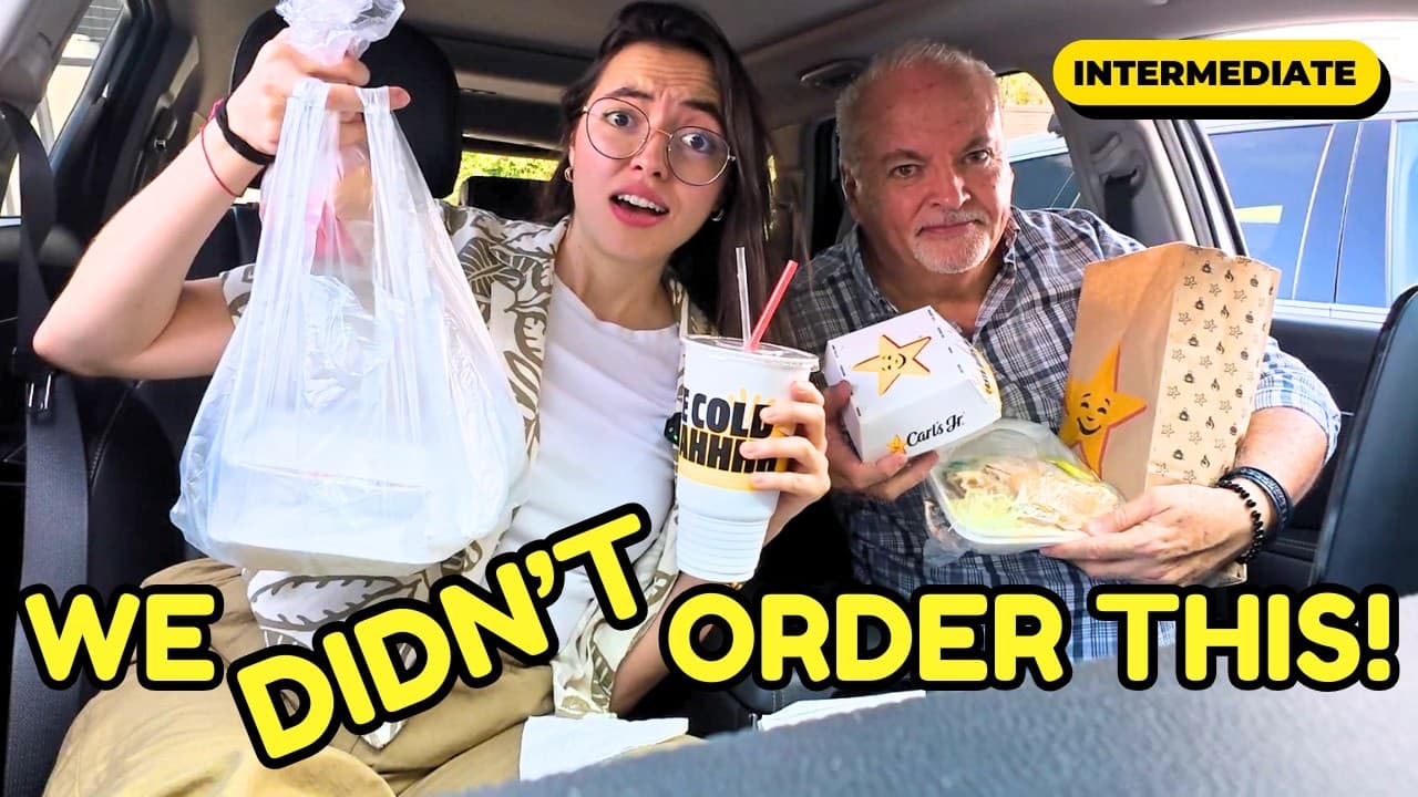 LEARN SPANISH: My Dad and I Eat Whatever Strangers Order! (Comprehensible Input)