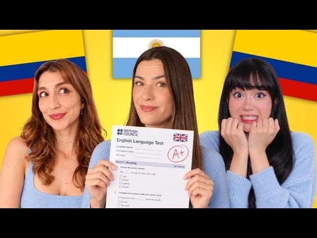 Spanish Teachers Take an English Test