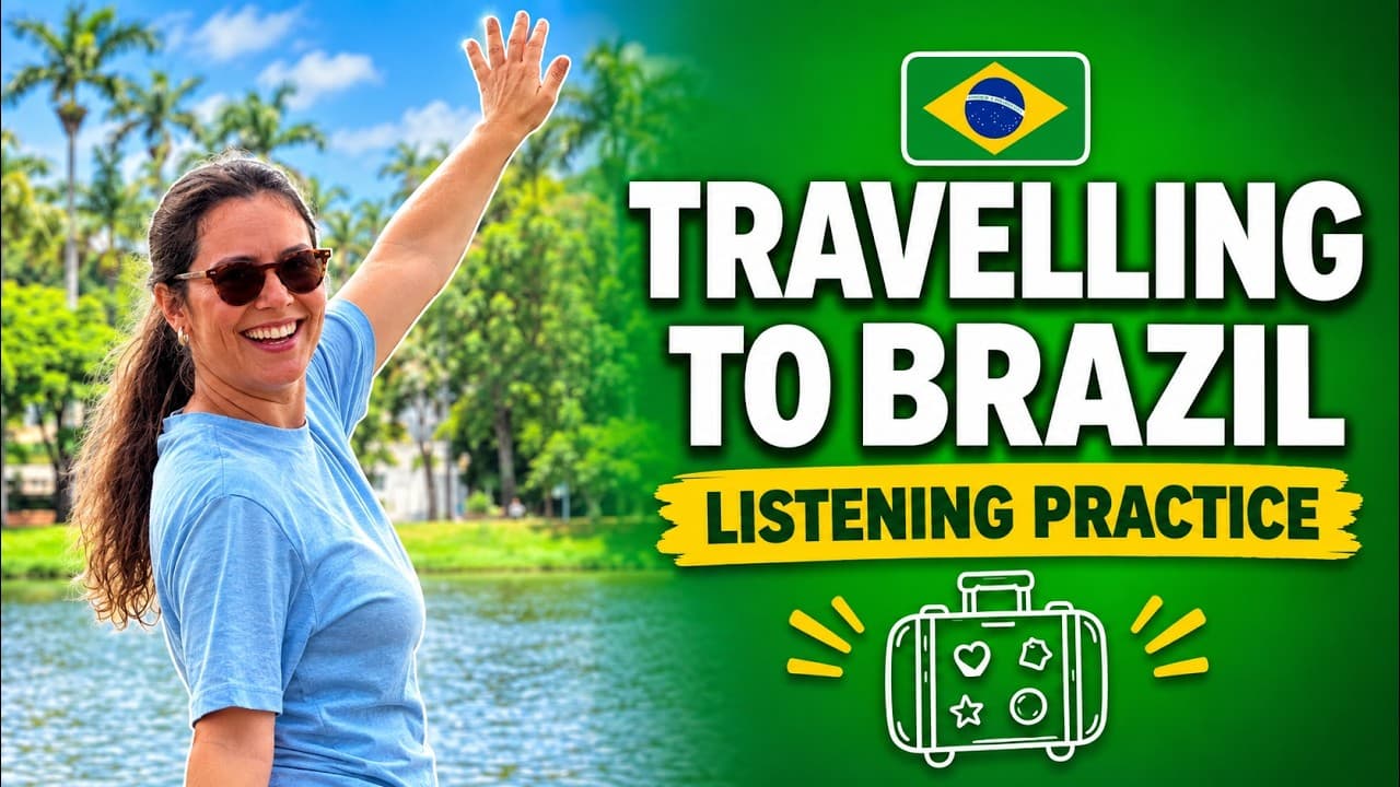 Brazilian Portuguese Listening 🇧🇷 | Advanced Shadowing