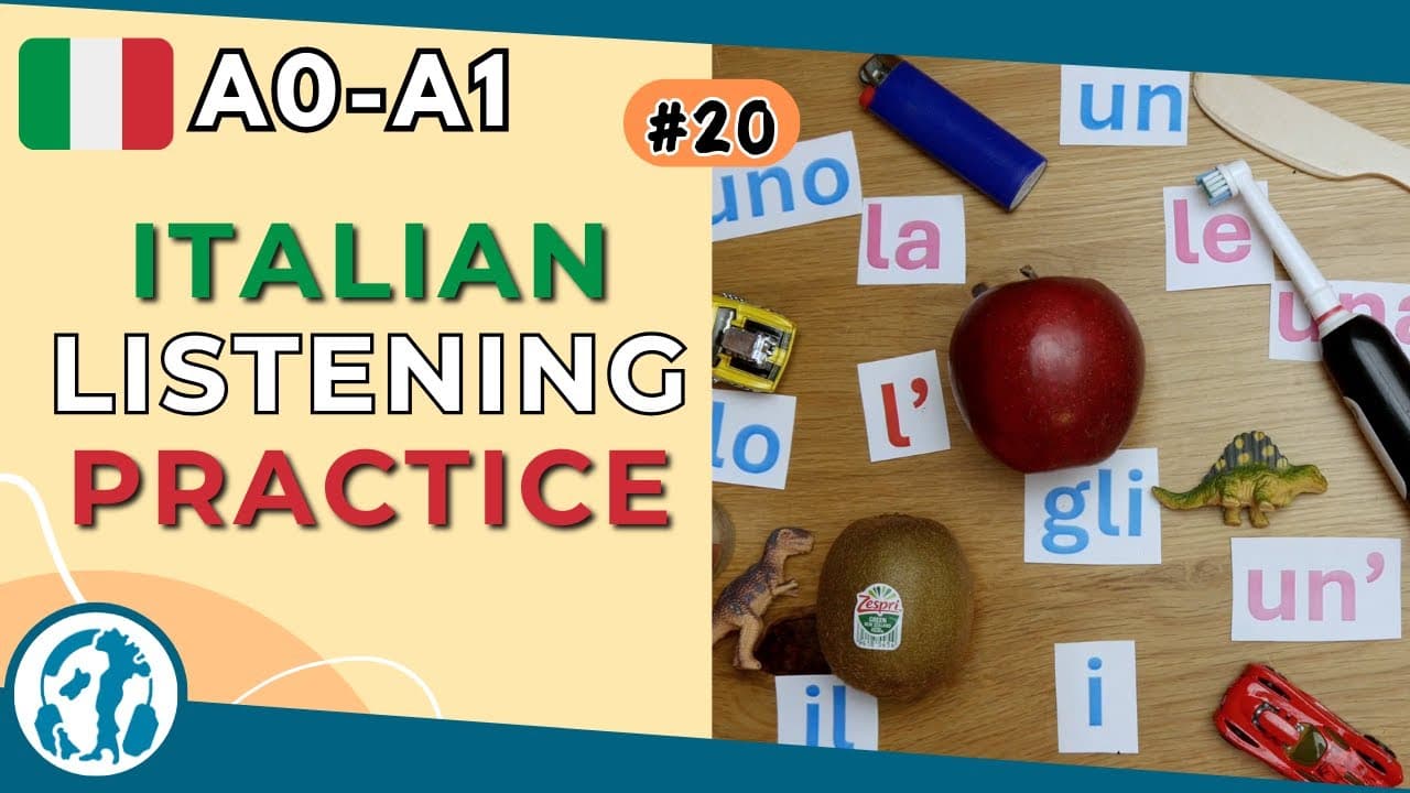 👩🏻‍🏫 #20 | Articles (Italian for absolute beginners)