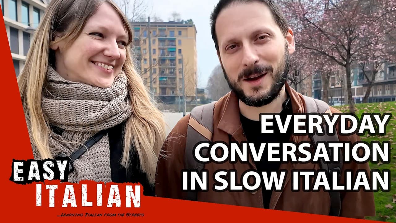 A Morning Walk in Slow Italian | Super Easy Italian 83