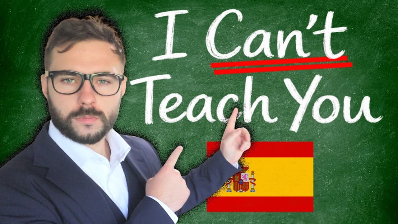 No One Can Teach You Spanish