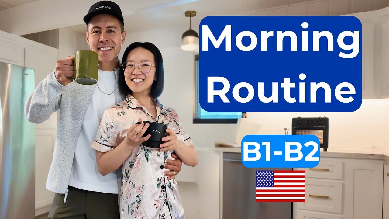 Slow English Vlog 🇺🇸 | Breakfast & Morning Routine (B1–B2)