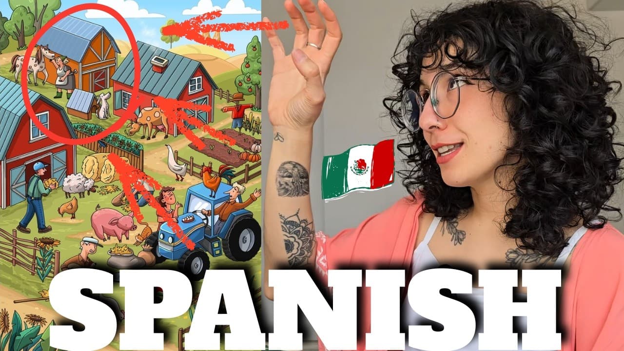 Farm Animals in Spanish 🚜 | Vocabulary & Listening Practice (Comprehensible Input)