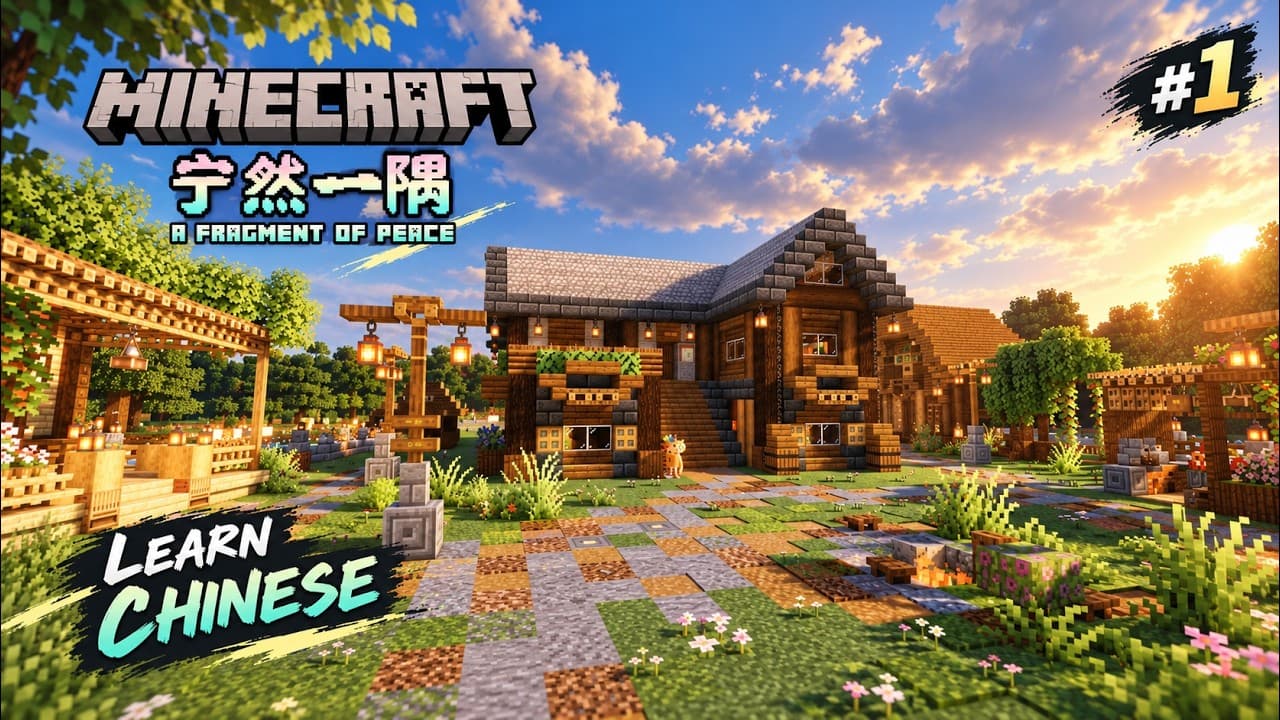 Minecraft: A Fragment of Peace | Learn Chinese | EP01 – A New Beginning