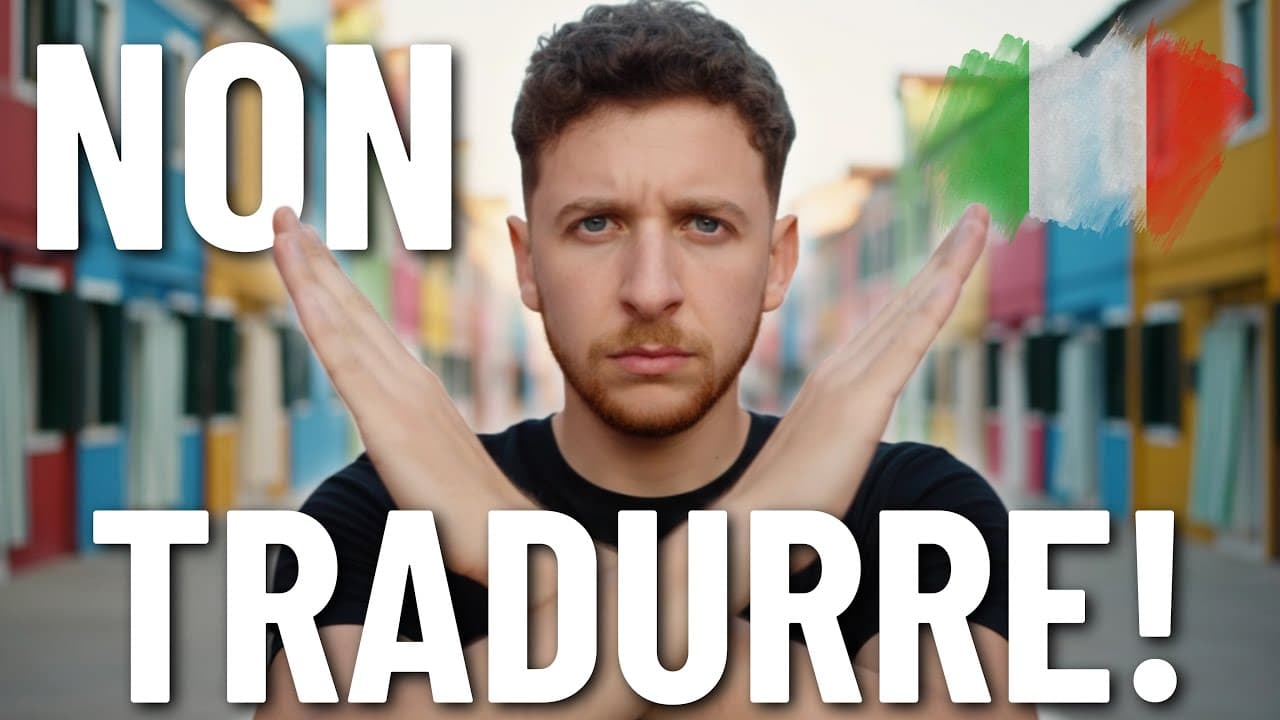 Come Smettere Di Tradurre L’italiano Nella Tua Testa (SUB ITA) | Imparare l’Italiano