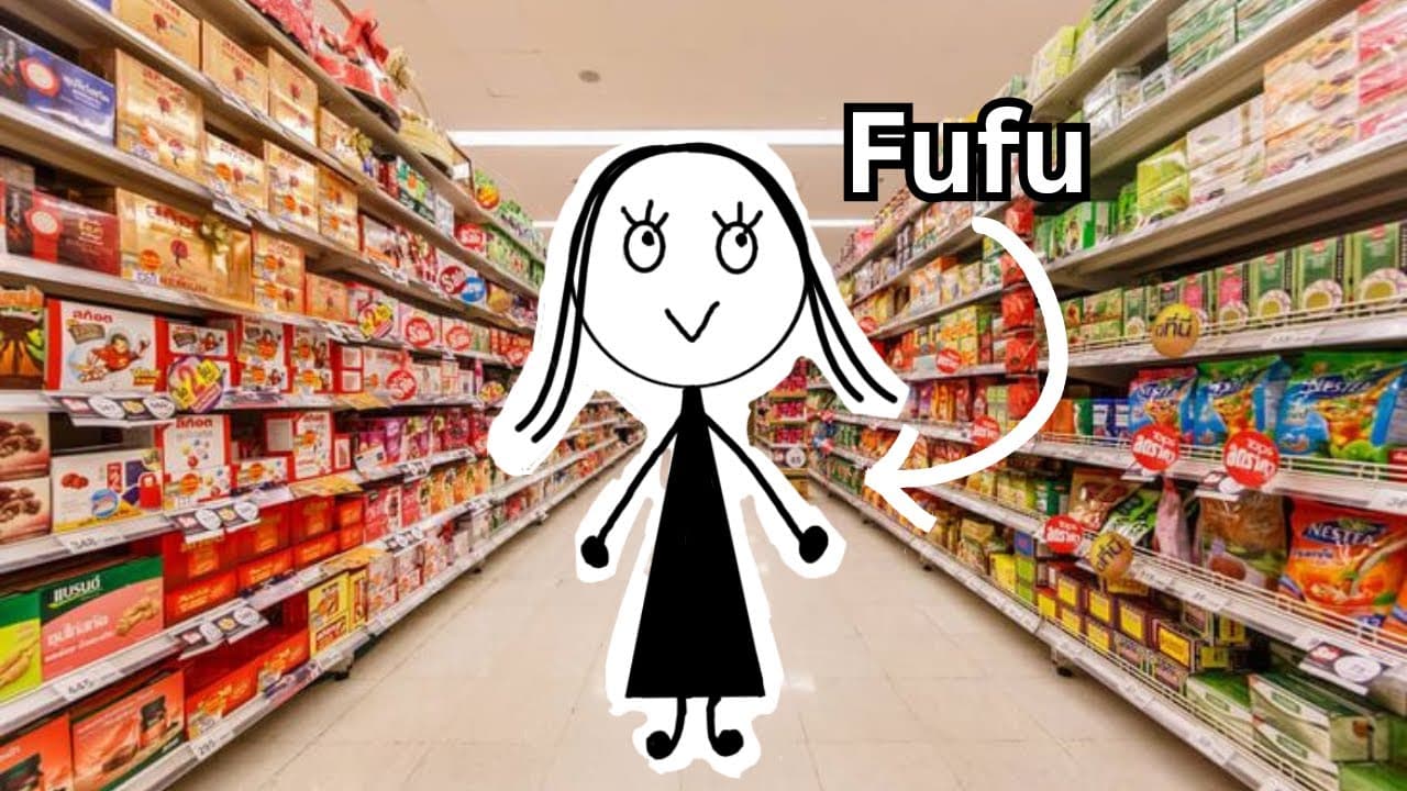 Fufu went to the supermarket | A mini story in comprehensible Arabic | Super beginner