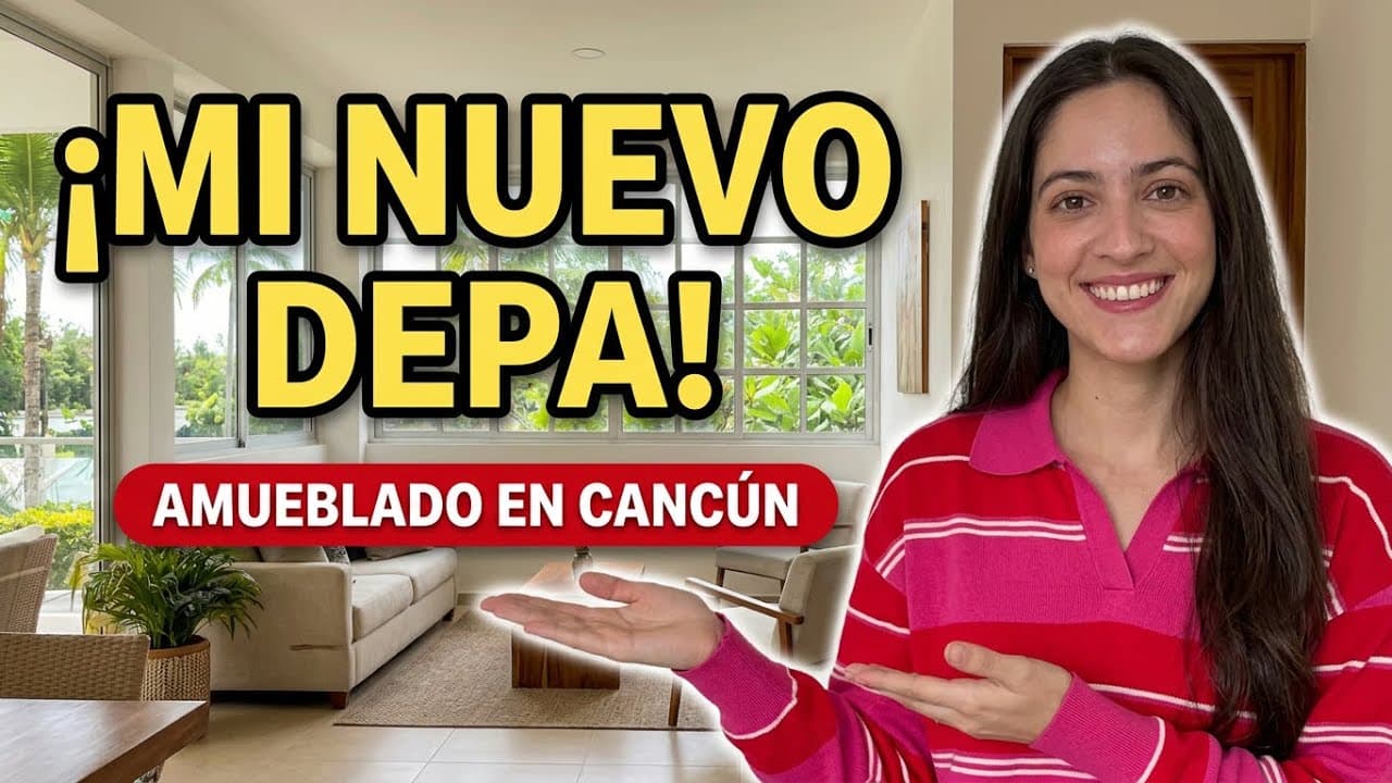 CUBANA encuentra RENTA con MUEBLES en Cancún 🗝️🏠
