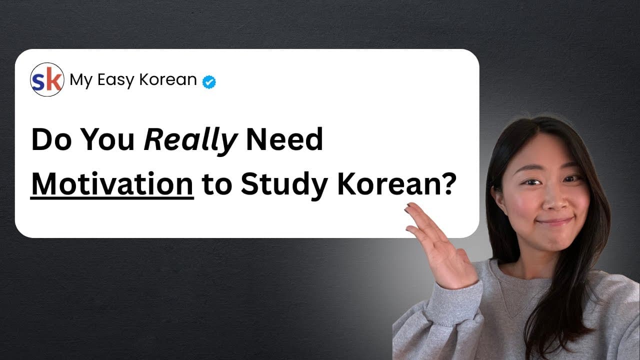 How to Stay Motivated Learning Korean (Even on Lazy Days) || My Easy Korean Podcast