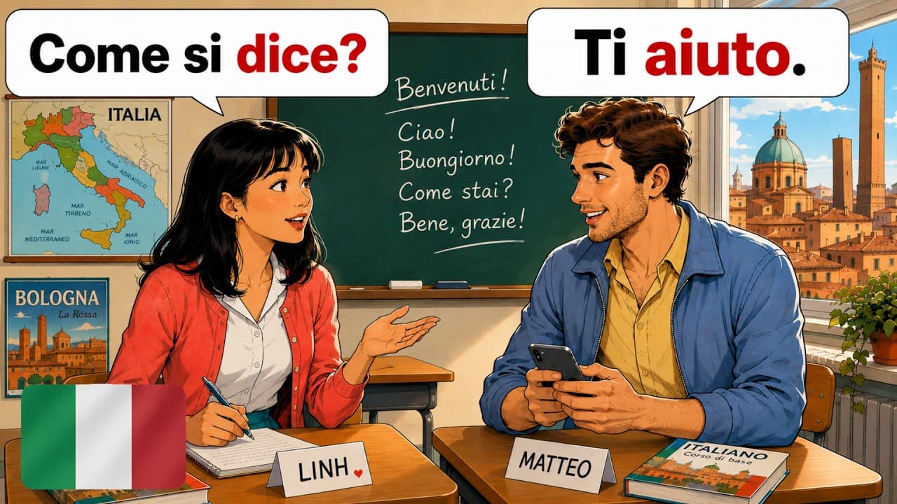 32 Minutes of Easy Italian Dialogues for beginners  | Learn Italian With Simple Conversations