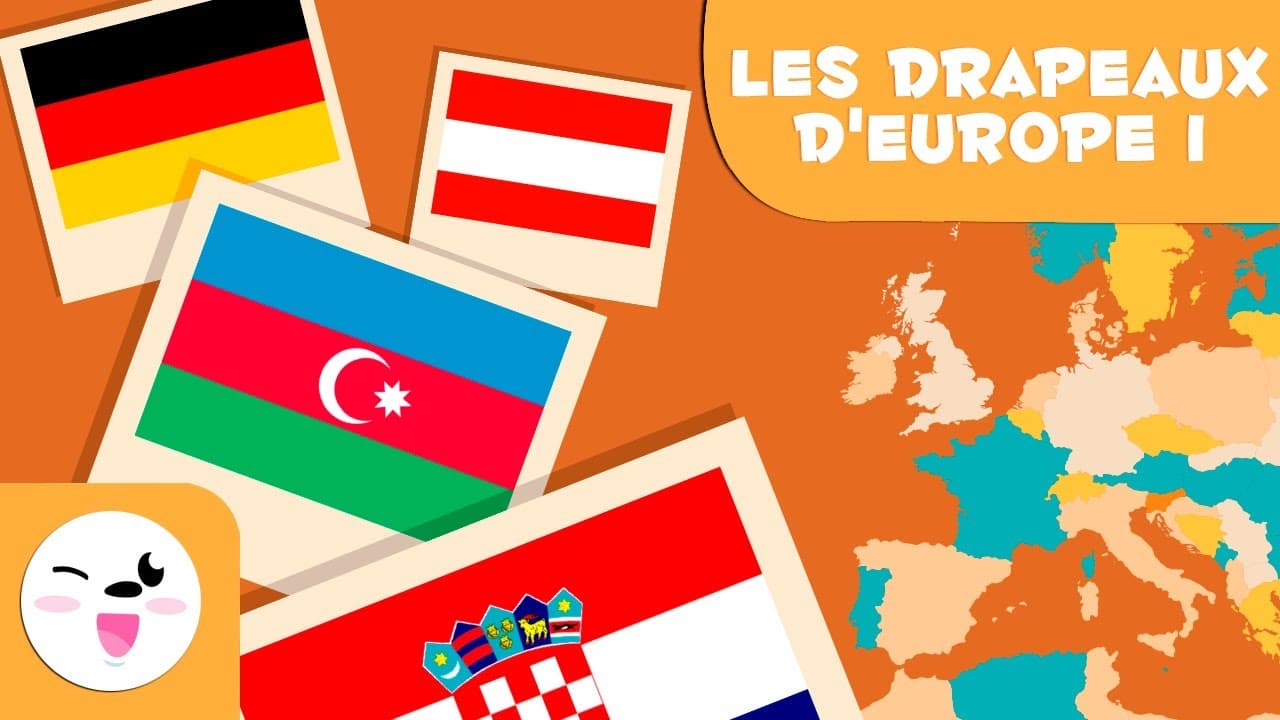 Les drapeaux d'Europe I - Géographie pour les enfants