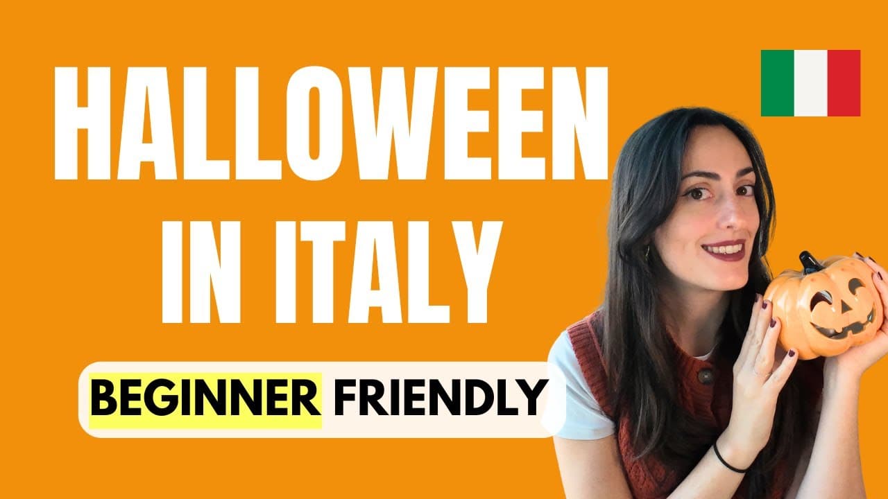 Do Italians Celebrate Halloween? 🎃 Learn Real Italian (Slow & Easy for Beginners)