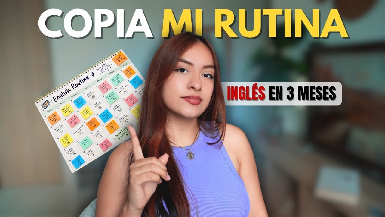 APRENDÍ INGLÉS por mi cuenta con una sola rutina DE 3 MESES! ✅🔥