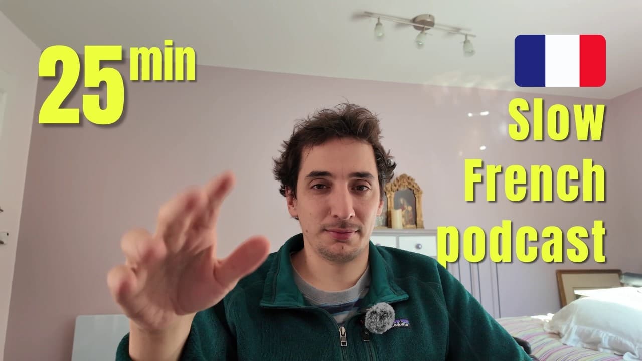 Je suis fatigué + mes projets - Slow French #62