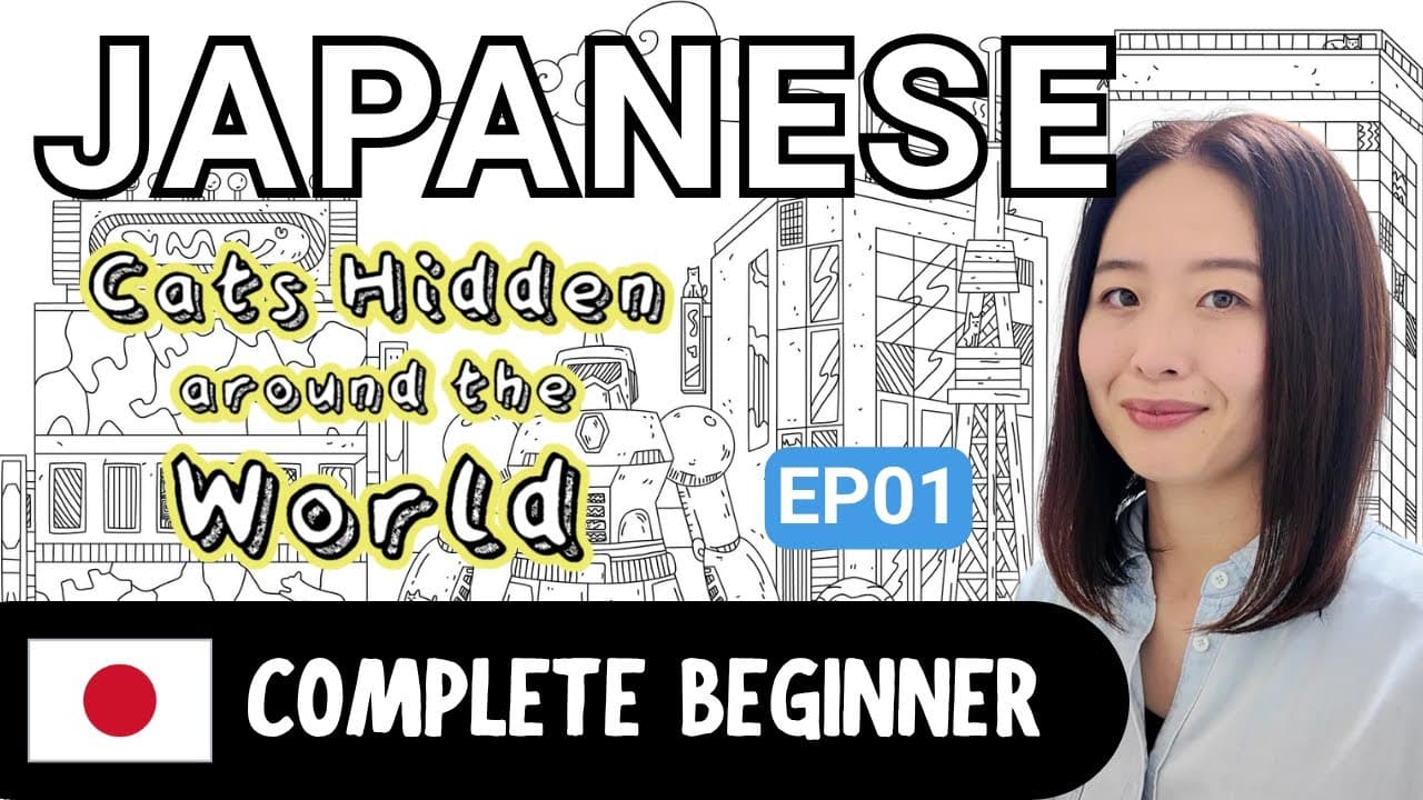 Let’s Play Cats Hidden Around  the World EP01 | Complete Beginner Japanese Comprehensible Input