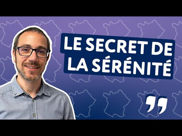 L'enseignement de développement personnel qui a le plus changé ma vie