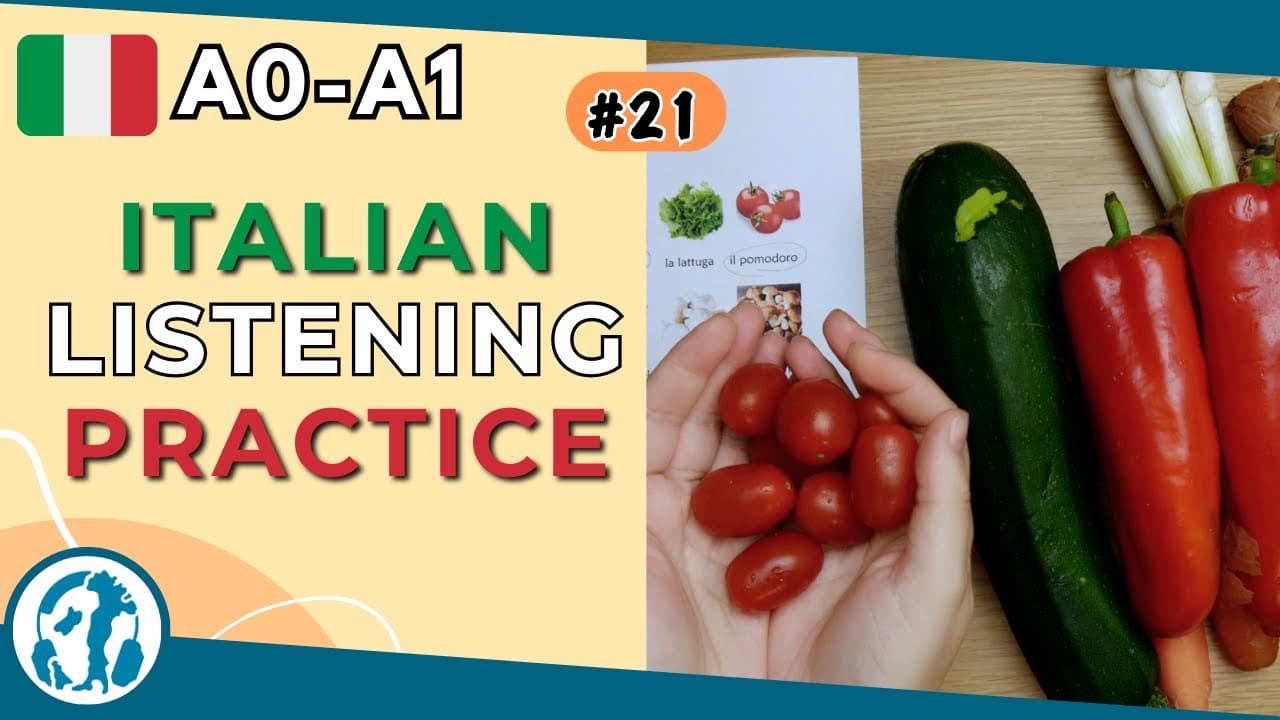 👩🏻‍🏫 #21 | Salad ingredients (Italian for absolute beginners)