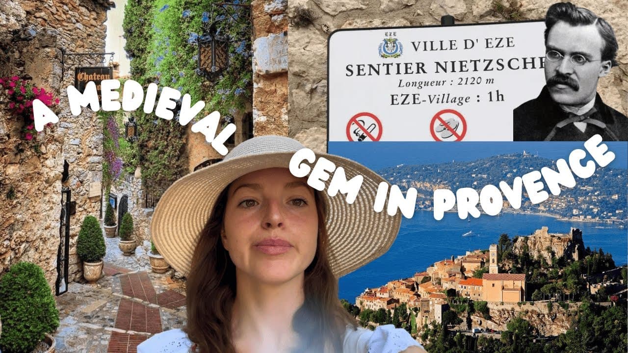 FRENCH VLOG w subs 🇫🇷 Let's spend the day in Èze (Nietzsche's path)