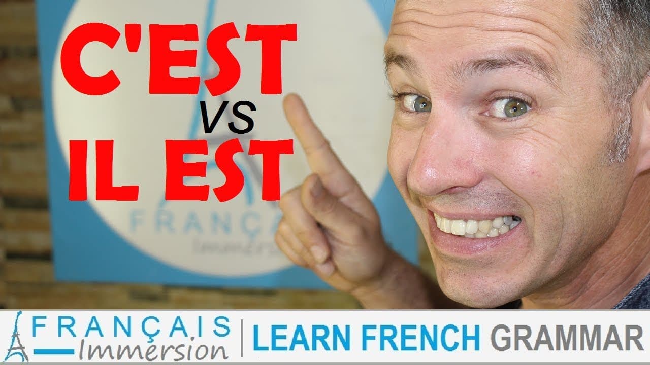 C'EST vs IL EST in French Grammar + FUN! (Learn French with Funny French Lessons)